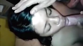 Latin Chick hotty cum in face hole