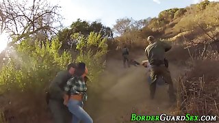 Latina facial at border
