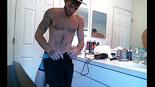 Straight Guy Gets Out of Shower On Cam - watch more at www.otternonsense.org