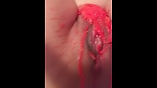 Hot Candle Wax play (part 2)