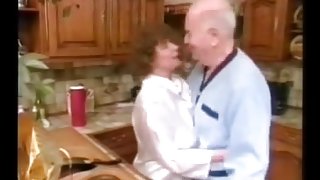Old Man Fuck Big Tit Wife then Younger Girl