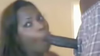 See black girl deepthroat her BF