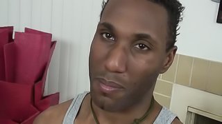 Lewd fairy enjoys playing with a BBC in interracial gay sex video