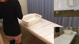 Cute Japanese slut takes a kinky sexy massage