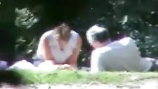 Public park wife sharing